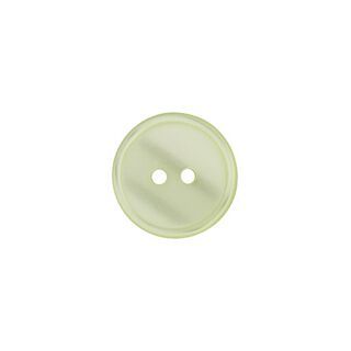 Polyesterknopf 2-Loch  – pastellgrün, 