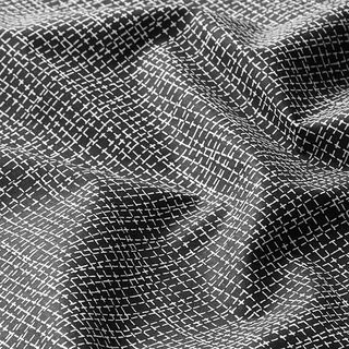 Baumwollstoff Cretonne Linien – schwarz, 