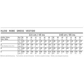 Abendkleid | Überkleid | Burda 6866 | 36-48, 