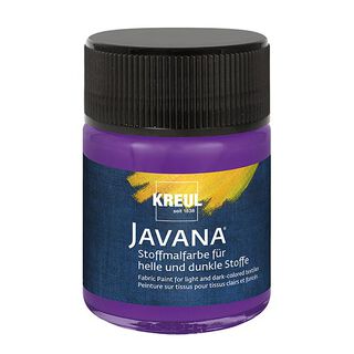 Javana Stoffmalfarbe für helle und dunkle Stoffe [50ml] | Kreul – violett, 