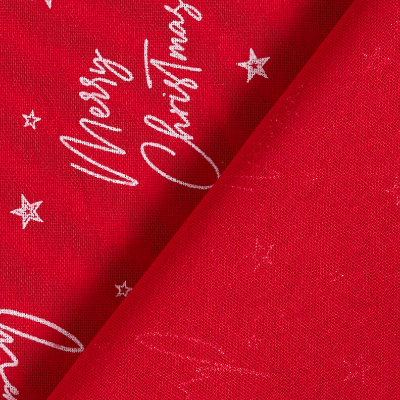 Dekostoff Canvas Weihnachtsgruß – rot/weiss,  image number 4