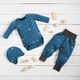 Baumwolljersey freche Fledermaus – jeansblau,  thumbnail number 6