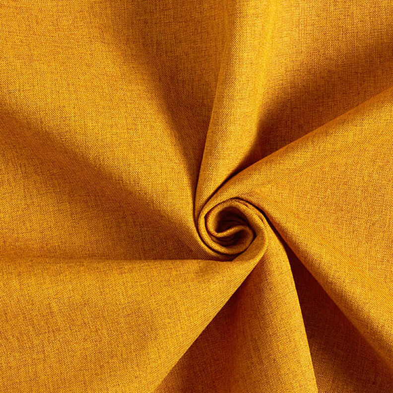Polsterstoff meliert Uni – currygelb | Reststück 90cm,  image number 1