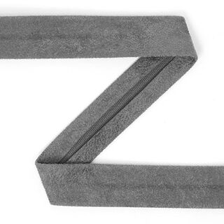 Falzband – Wildlederimitat 3 – grau, 