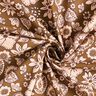 Baumwollstoff Cretonne Retro-Blumen – oliv/rosé,  thumbnail number 3