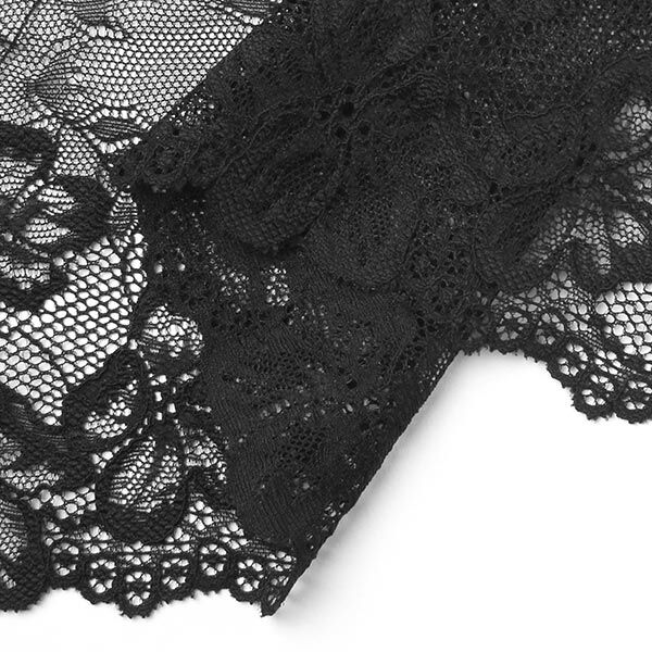 Elastische Spitze Hera [220 mm] - schwarz,  image number 2