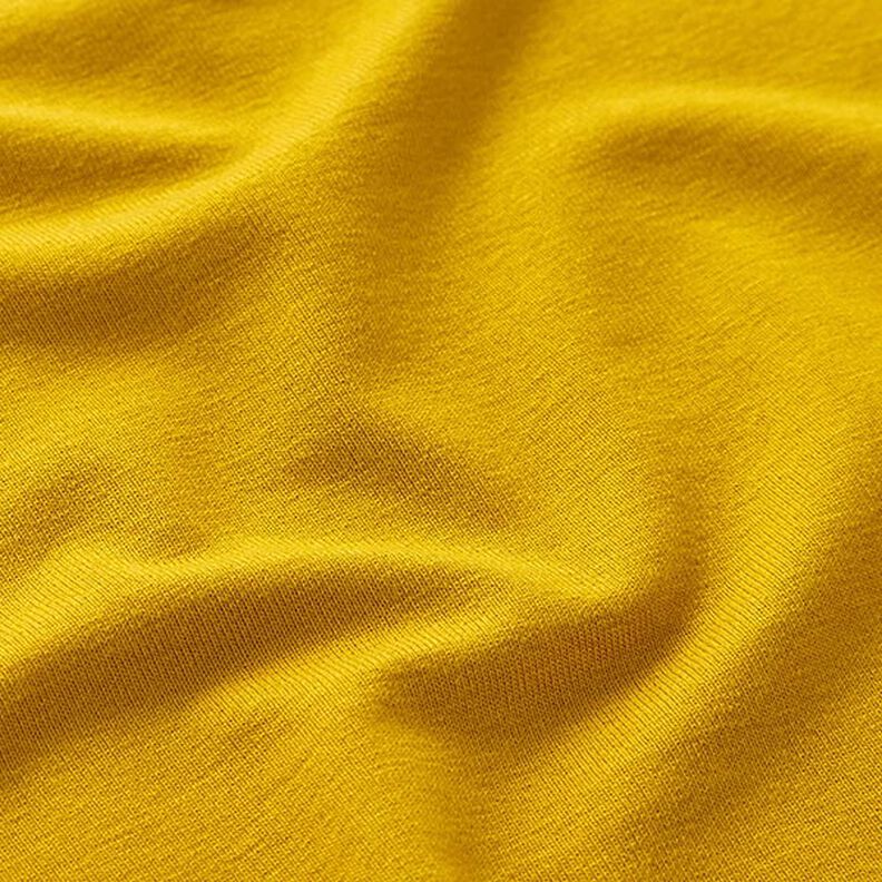 Viskose Jersey Leicht – currygelb,  image number 3