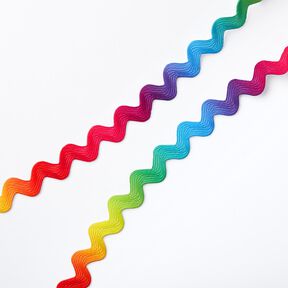 Zackenlitze Regenbogen [Ø 10 mm] – rot, 