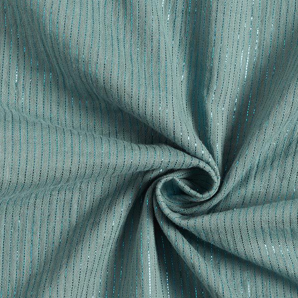Baumwoll Musselin mit Schimmerstreifen – schilf | Reststück 80cm