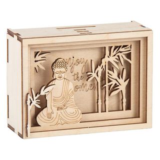 Holz Geschenkbox 3D „Enjoy“ | Rayher – natur, 