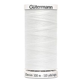 Jeansgarn [1016] | 100 m | Gütermann – weiss, 