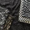 Strickstoff Woll-Mix Glitzer Melange – schwarz/silber metallic,  thumbnail number 6
