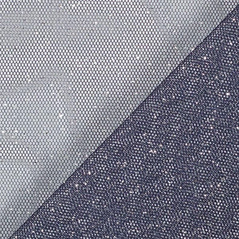 Glitzertüll Royal – marineblau/silber,  image number 4