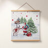Dekopanel Gobelin Weihnachtsmann Lurex – wollweiss,  thumbnail number 6