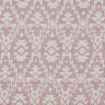 Musselin/ Doppel-Krinkel Gewebe Jacquard-Aztekenmuster | by Poppy dunkelaltrosa/nebelgrau,  thumbnail number 4