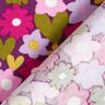 Baumwolljersey bunte Blumen | Poppy Fabrics – traube,  thumbnail number 4