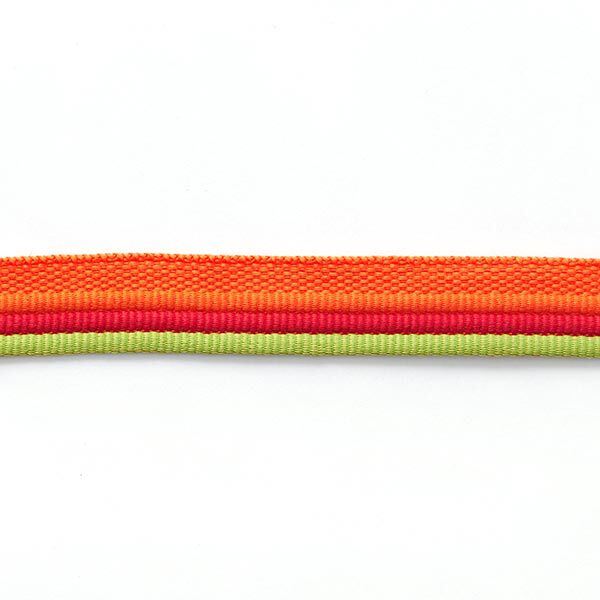 Paspelband Trio [ 15 mm ] – hellgrün/orange,  image number 2