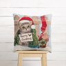 Dekopanel Gobelin Weihnachts-Katze – hellblau/rot,  thumbnail number 5