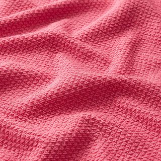 Frotteestoff Struktur – rosa, 