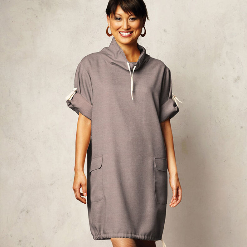 Leichter French Terry Uni – taupe,  image number 9