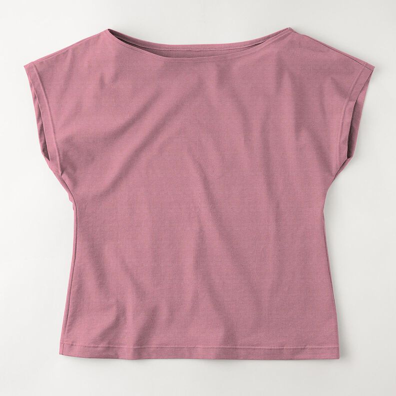 Baumwolljersey Medium Uni – pastellviolett, image number 6
