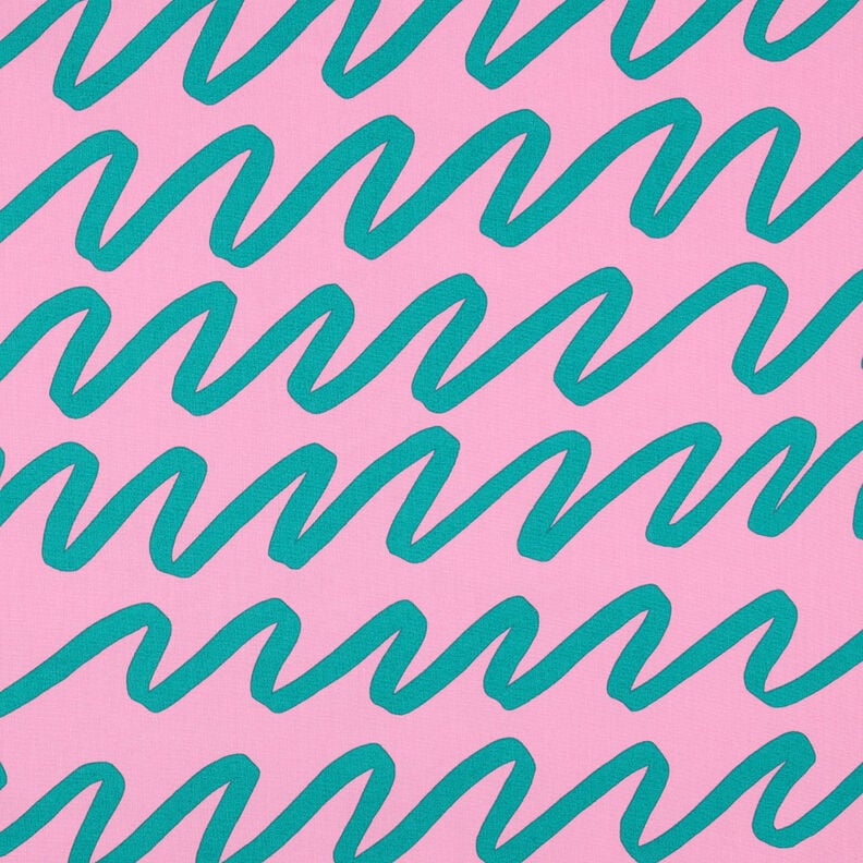 Baumwollpopeline Making Waves | Nerida Hansen – rosa,  image number 1