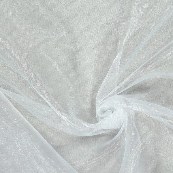 Organza – weiss | Reststück 100cm