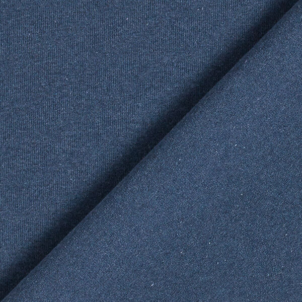 Recycelter Jersey Baumwoll-Mix – jeansblau | Reststück 50cm
