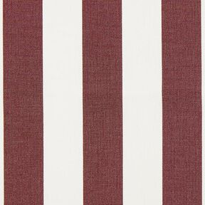 Markisenstoff Streifen Toldo – weiss/bordeauxrot, 