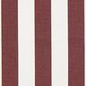 Markisenstoff Streifen Toldo – weiss/bordeauxrot,  thumbnail number 1