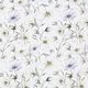 GOTS Baumwolljersey Aquarell-Blumenwiese – nebelgrau/stahlblau,  thumbnail number 1
