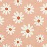 Baumwoll-Mix Jersey Blümchen – hellaltrosa,  thumbnail number 1