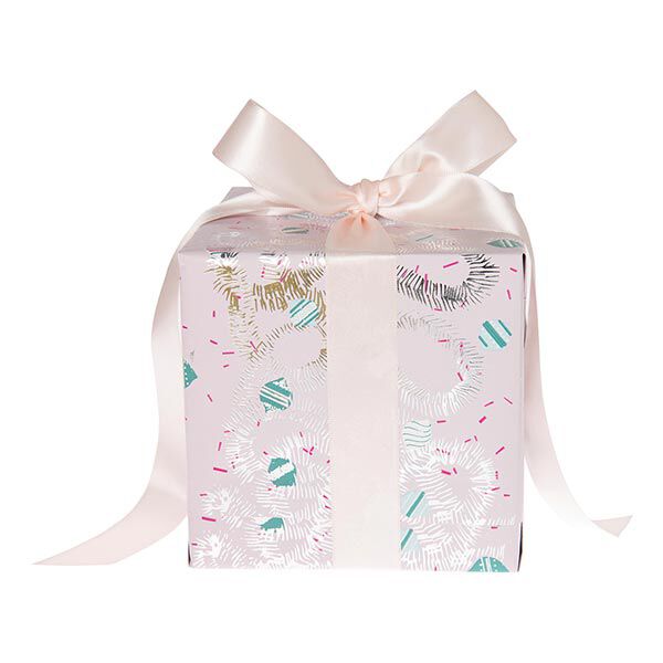 Geschenkpapier Baumschmuck [ 70 cm x 2 m ] | Rico Design – rosa,  image number 3