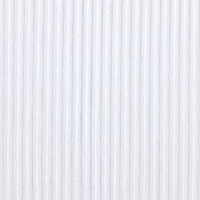 Rippenjersey Einstrickmuster – weiss, 