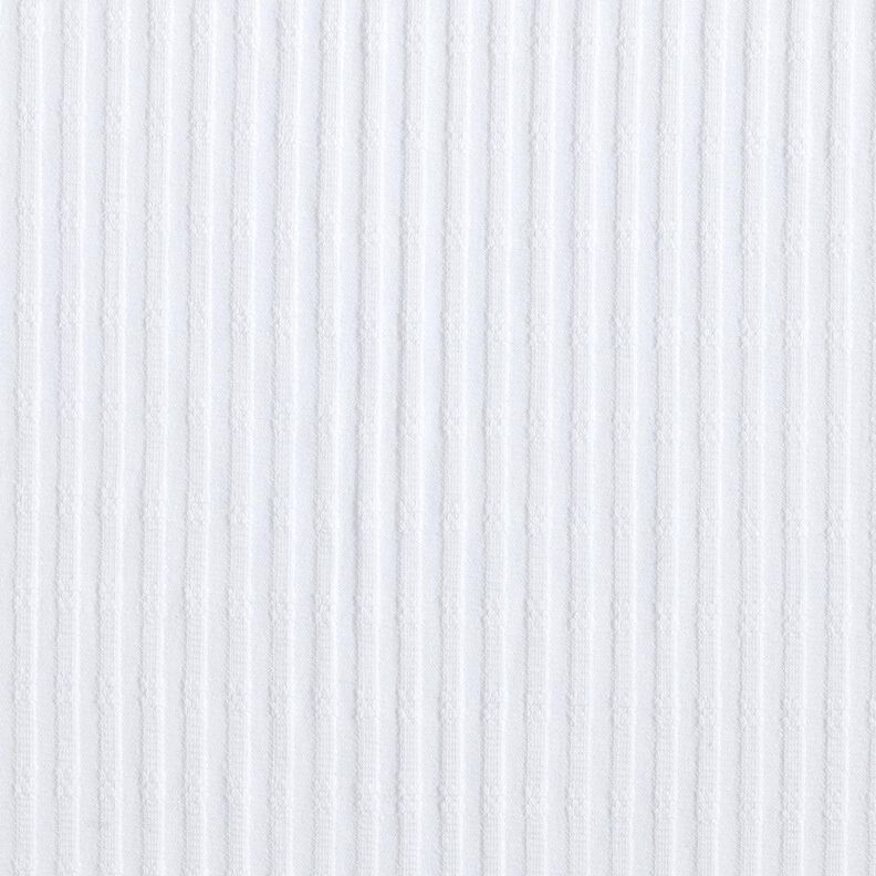 Rippenjersey Einstrickmuster – weiss,  image number 1