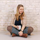 GOTS French Terry Sommersweat Zebra | Tula – hellbeige/dunkelbraun,  thumbnail number 10