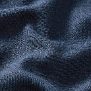Viskose-Leinen-Mix Uni – marineblau, 