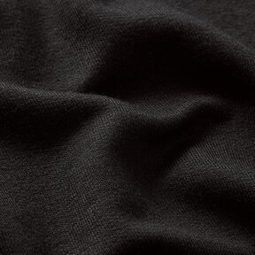 LENZING™ ECOVERO™ French Terry leicht – schwarz, 