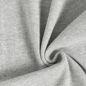 2x2 Bündchen Melange – silber, 