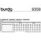Babykleid / Bluse / Höschen | Burda 9358 | 62-92,  thumbnail number 6