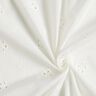 Lochstickerei Blumen mit Bogenkante – weiss,  thumbnail number 3