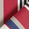 Outdoorstoff Canvas gemischte Streifen – weiss/marineblau,  thumbnail number 4