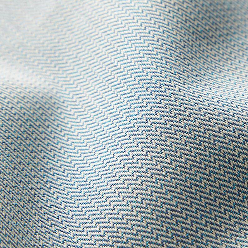 Outdoorstoff Jacquard kleines Zickzack – marineblau,  image number 3