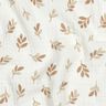 Musselin/ Doppel-Krinkel Gewebe Zweige | Poppy Fabrics – elfenbein/mocca,  thumbnail number 2