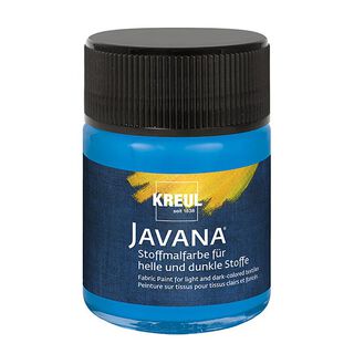 Javana Stoffmalfarbe für helle und dunkle Stoffe [50ml] | Kreul – blau, 