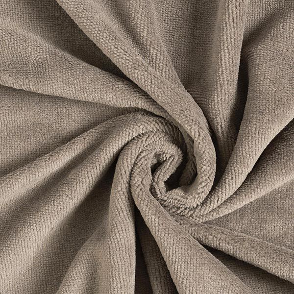Kuschelfrottee Bambus Uni – hellbraun – Muster, image number 1