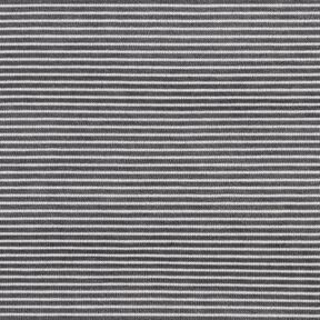 Feinstrick schmale Streifen – altsilber/weiss, 