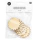 Holzdeko Set Rosette klein Set [ 4,5 x 5 cm ] | Rico Design – natur,  thumbnail number 2