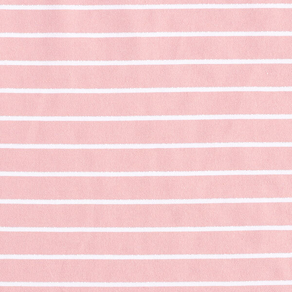 Viskose-Stretch mit Glitzerstreifen – rosa/weiss,  image number 1