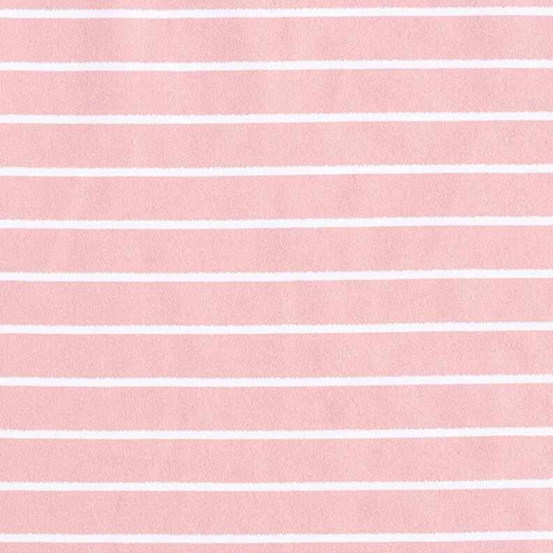 Viskose-Stretch mit Glitzerstreifen – rosa/weiss,  image number 1